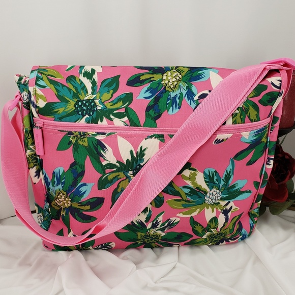 Vera Bradley Messenger Bag, Tropical paradise NWT - Picture 4 of 4